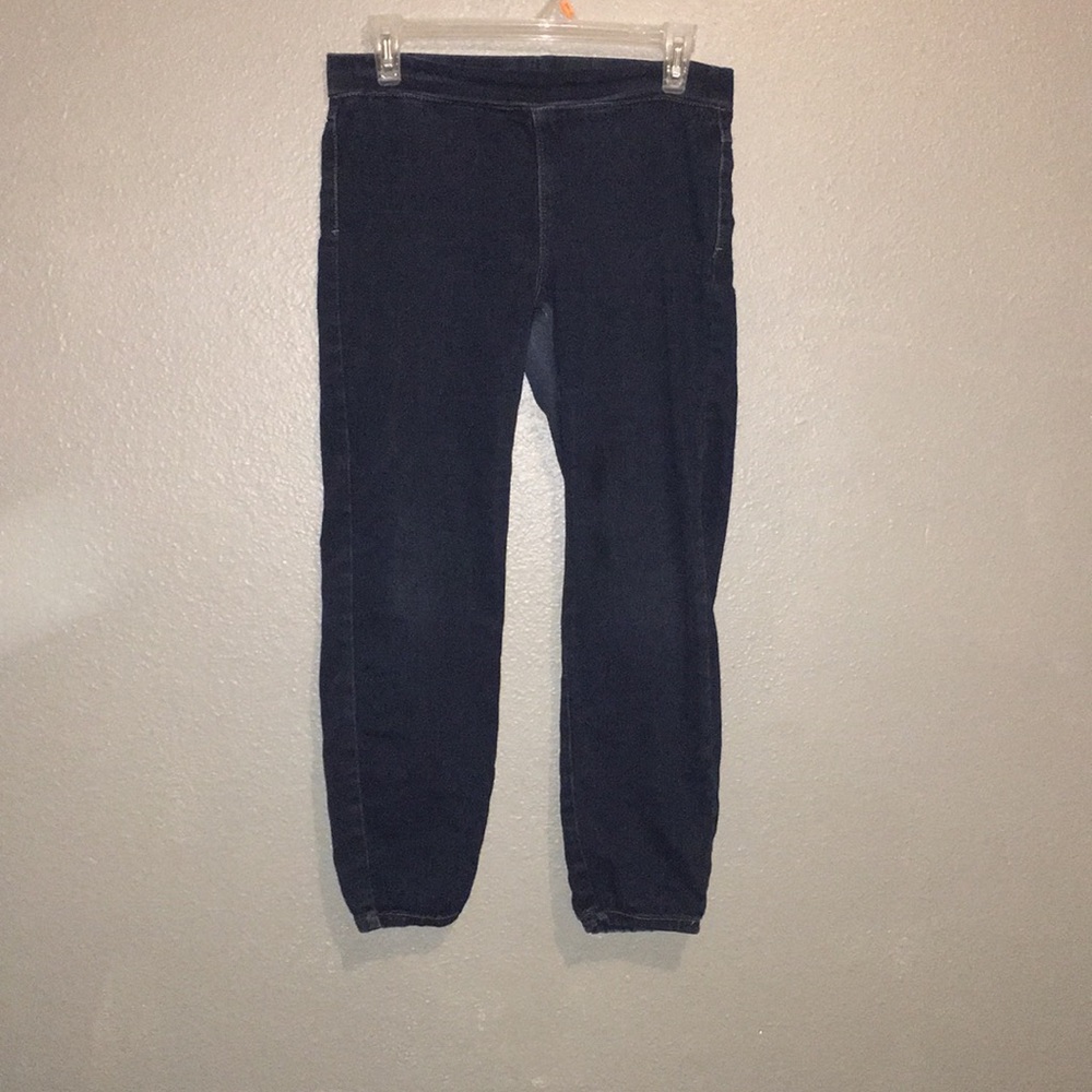 Blue jeggings